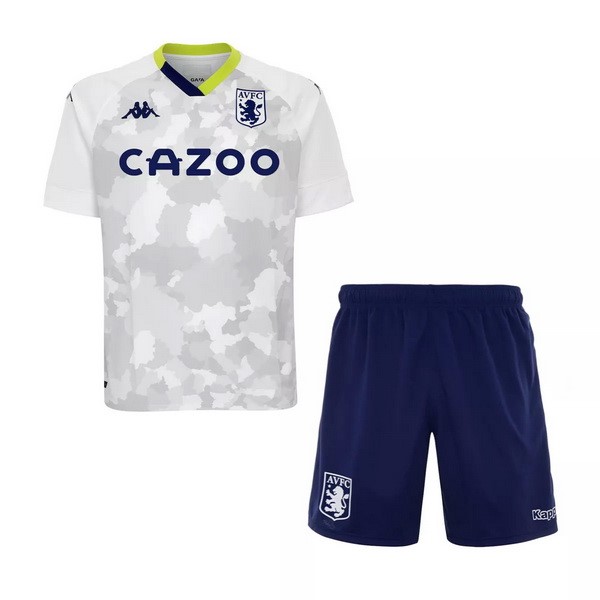 Camiseta Aston Villa 3ª Niños 2020-2021 Blanco